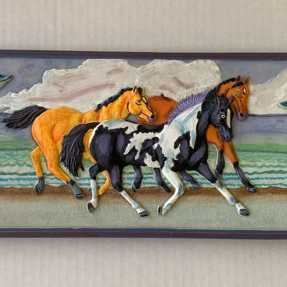 Kenyield 3D Horse Wall Plaque 26
